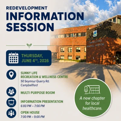 Campbellford Memorial Hospital Hosting Redevelopment Information Session on June 4